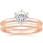 14KR Moissanite Esme Bridal Set, smalltop view