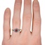 The Leia Ring, smallzoomed in top view on a hand