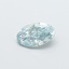 1.01 Ct. Fancy Intense Bluish Green Oval Lab Grown Diamond