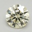 1.55 Ct. Light Yellow Round Lab Grown Diamond