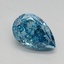 1.10 Ct. Fancy Vivid Blue Pear Lab Grown Diamond