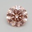1.71 Ct. Fancy Intense Pink Round Lab Grown Diamond