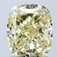 2.28 Ct. Fancy Intense Yellow Cushion Lab Grown Diamond