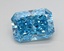4.05 Ct. Fancy Vivid Blue Radiant Lab Grown Diamond