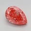 3.15 Ct. Fancy Vivid Pink Pear Lab Grown Diamond