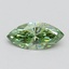 0.68 Ct. Fancy Vivid Green Marquise Lab Grown Diamond