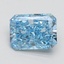 3.02 Ct. Fancy Vivid Blue Radiant Lab Grown Diamond