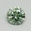 0.60 Ct. Fancy Vivid Pacific Green Round Lab Grown Diamond