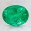 8.6x6.8mm Oval Colombian Emerald
