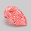 2.06 Ct. Fancy Vivid Pink Pear Lab Grown Diamond