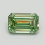 1.03 Ct. Fancy Vivid Green Emerald Lab Grown Diamond