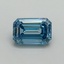 1.05 Ct. Fancy Vivid Blue Emerald Lab Grown Diamond