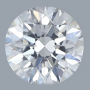 Round diamond — real photo