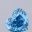 2.50 Ct. Fancy Vivid  Blue Heart Lab Grown Diamond