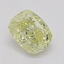 0.50 Ct. Fancy Light Yellow Cushion Diamond