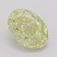 0.77 Ct. Fancy Light Yellow Oval Diamond