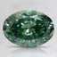 1.57 Ct. Fancy Vivid Pacific Green Oval Lab Grown Diamond