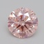 1.40 Ct. Fancy Intense Pink Round Lab Grown Diamond