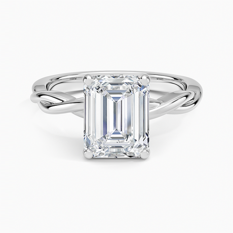 Twisted Vine Engagement Ring - Solitaire
