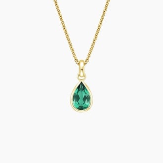 Pear Lab Emerald Pendant