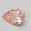 0.53 Ct. Fancy Intense Pink Pear Lab Grown Diamond