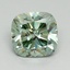 2.0 Ct. Fancy Vivid Pacific Green Cushion Lab Grown Diamond