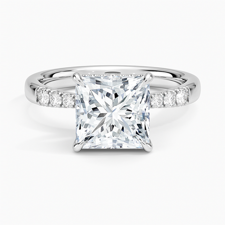 Bella Hidden Halo Diamond Ring