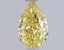 1.1 Ct. Fancy Intense  Yellow Pear Lab Grown Diamond