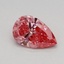 0.42 Ct. Fancy Vivid Pink Pear Lab Grown Diamond