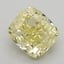 1.33 Ct. Fancy Yellow Cushion Diamond