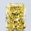 2.04 Ct. Fancy Vivid Yellow Radiant Lab Grown Diamond