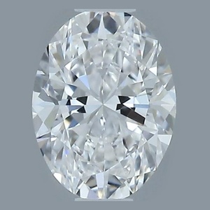 Oval diamond — real photo