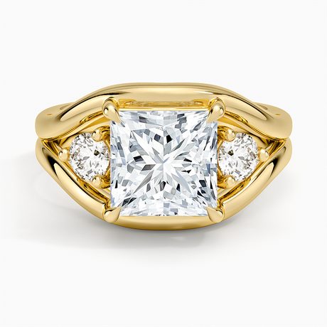 Frame Three Stone Diamond Ring (1/3 ct. tw.)
