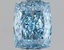 1.10 Ct. Fancy Vivid Blue Cushion Lab Grown Diamond