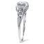 The Challis Ring, smalltop view on a hand