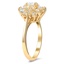 The Dalila Ring, smalltop view on a hand