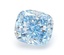 1.09 Ct. Fancy Vivid Blue Cushion Lab Grown Diamond