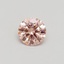 0.52 Ct. Fancy Intense Pink Round Lab Grown Diamond