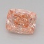 1.08 Ct. Fancy Vivid Pink Cushion Lab Grown Diamond