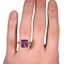 The Haldis Ring, smallzoomed in top view on a hand
