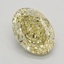 2.04 Ct. Fancy Intense Yellow Oval Lab Grown Diamond