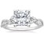 18K White Gold Luxe Willow Diamond Ring (1/4 ct. tw.), smalltop view