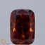1.46 Ct. Fancy Deep Orange Cushion Lab Grown Diamond