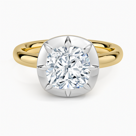Harper Mixed Metal Solitaire Ring