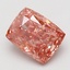 1.93 Ct. Fancy Vivid Pink Cushion Lab Grown Diamond