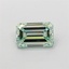 0.94 Ct. Fancy Intense Green Emerald Lab Grown Diamond