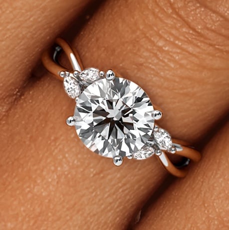 Vine Diamond Engagement Ring - Willow