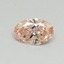 0.33 Ct. Fancy Intense Pink Oval Lab Grown Diamond