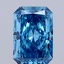 1.50 Ct. Fancy Vivid Blue Radiant Lab Grown Diamond