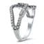 Diamond and Tanzanite Carabiner Ring, smallview